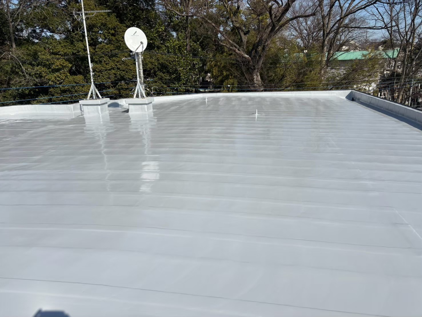 国立市マンション屋上防水工事｜ベーシング